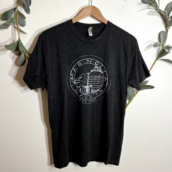 Dark Gray Magnolia Waco TX Tee - Picture 1 of 4